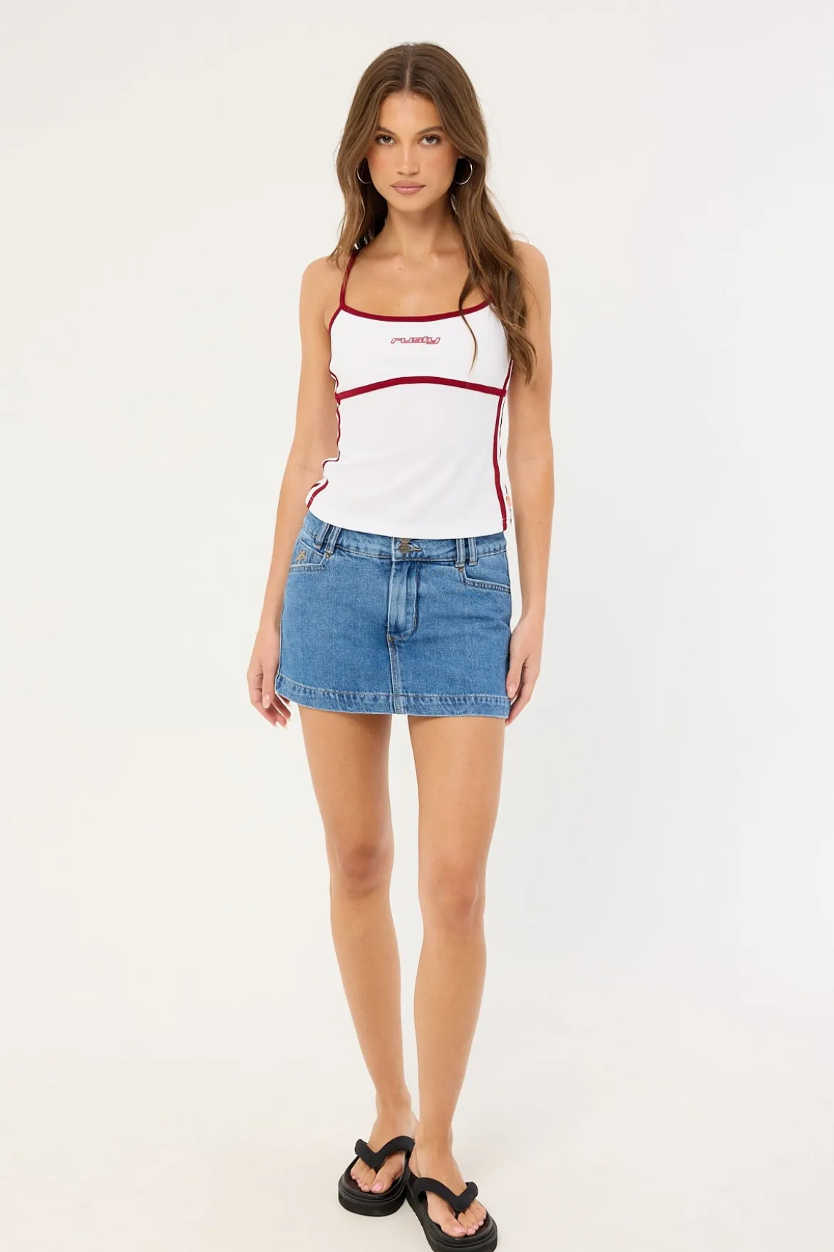 No Ragrets Micro Skort Sky High Blue