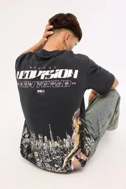 Noctura Street Super Heavy Tee Night Black
