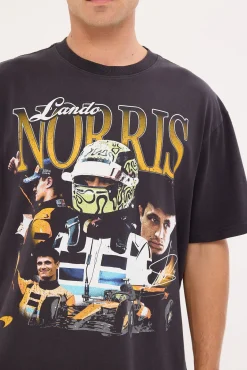 Norris Driver Tee Washed Black