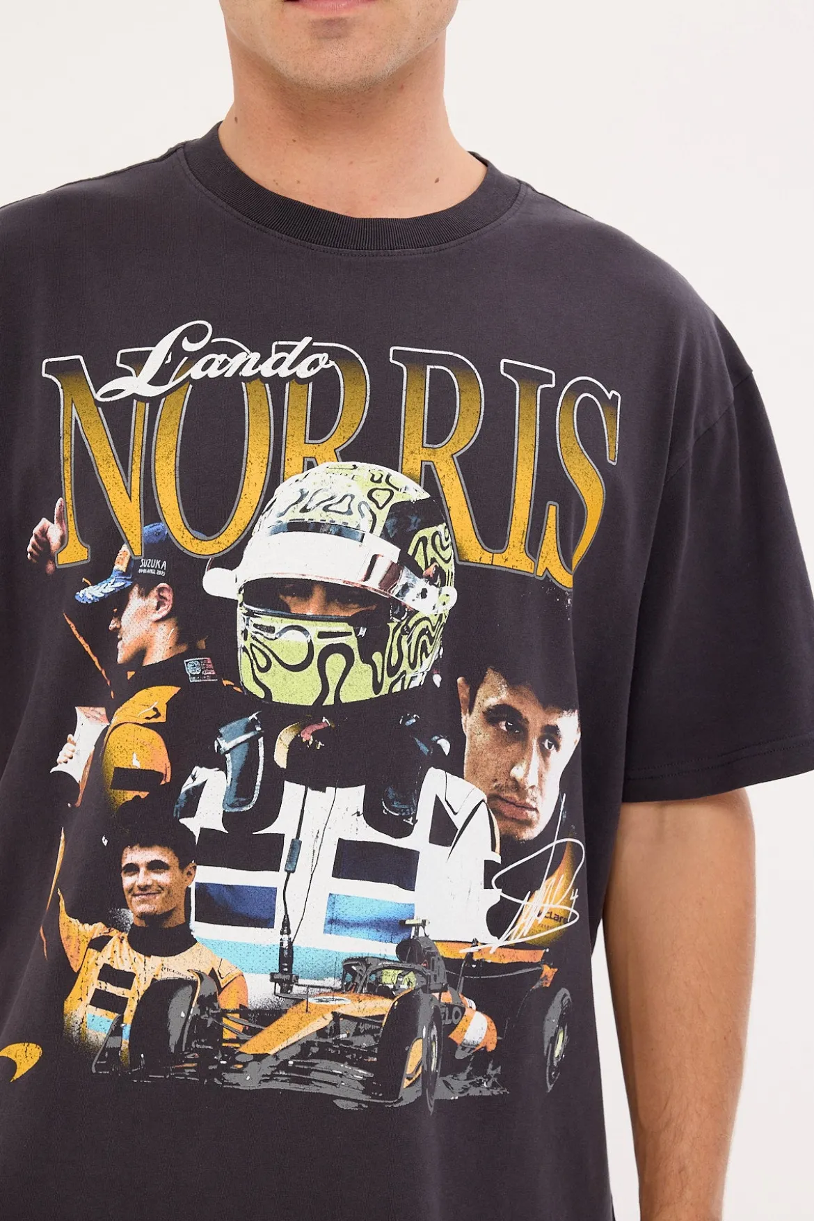 Norris Driver Tee Washed Black