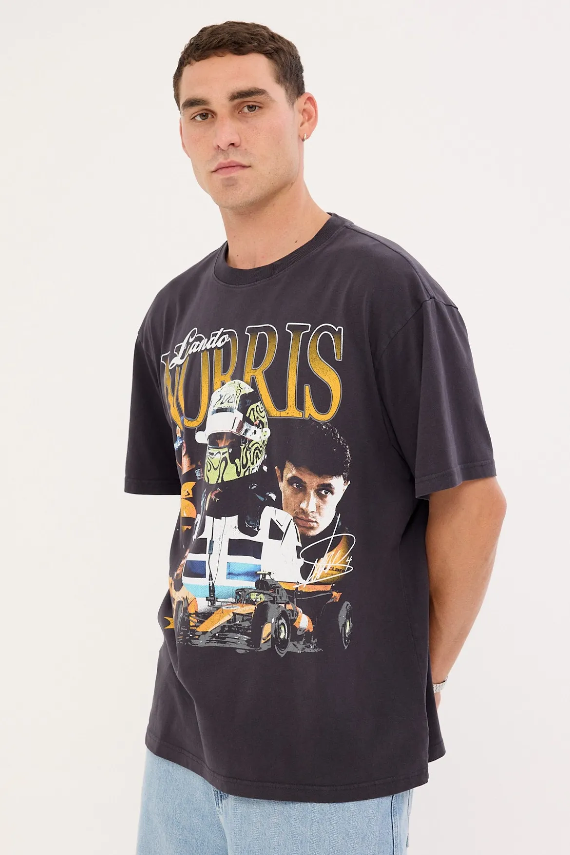 Norris Driver Tee Washed Black
