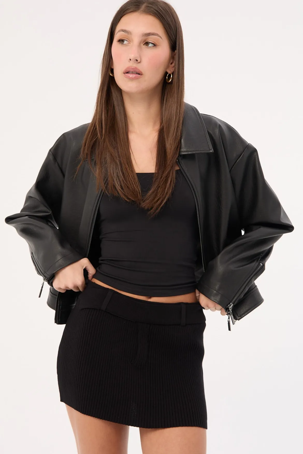 North Night Knit Skirt Onyx