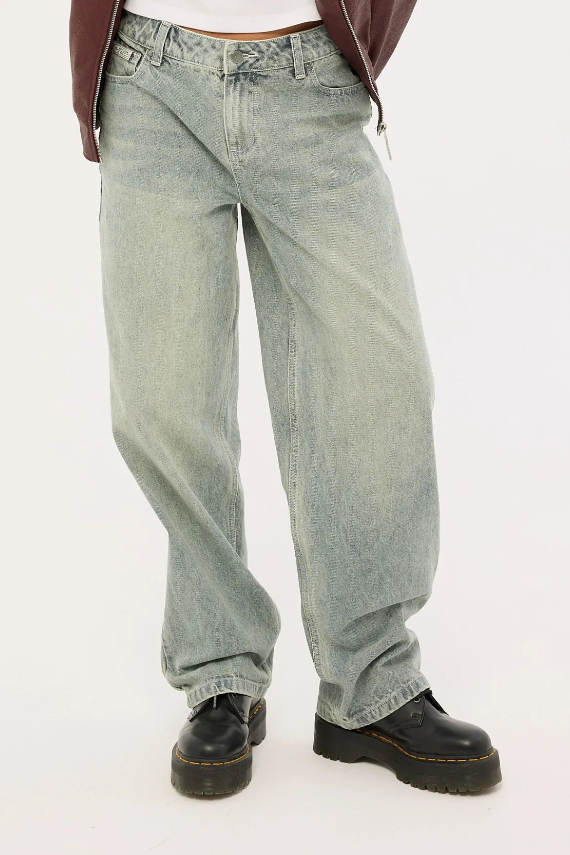 Norty Bethany Baggy Low Rise Jean Dirty Dawg