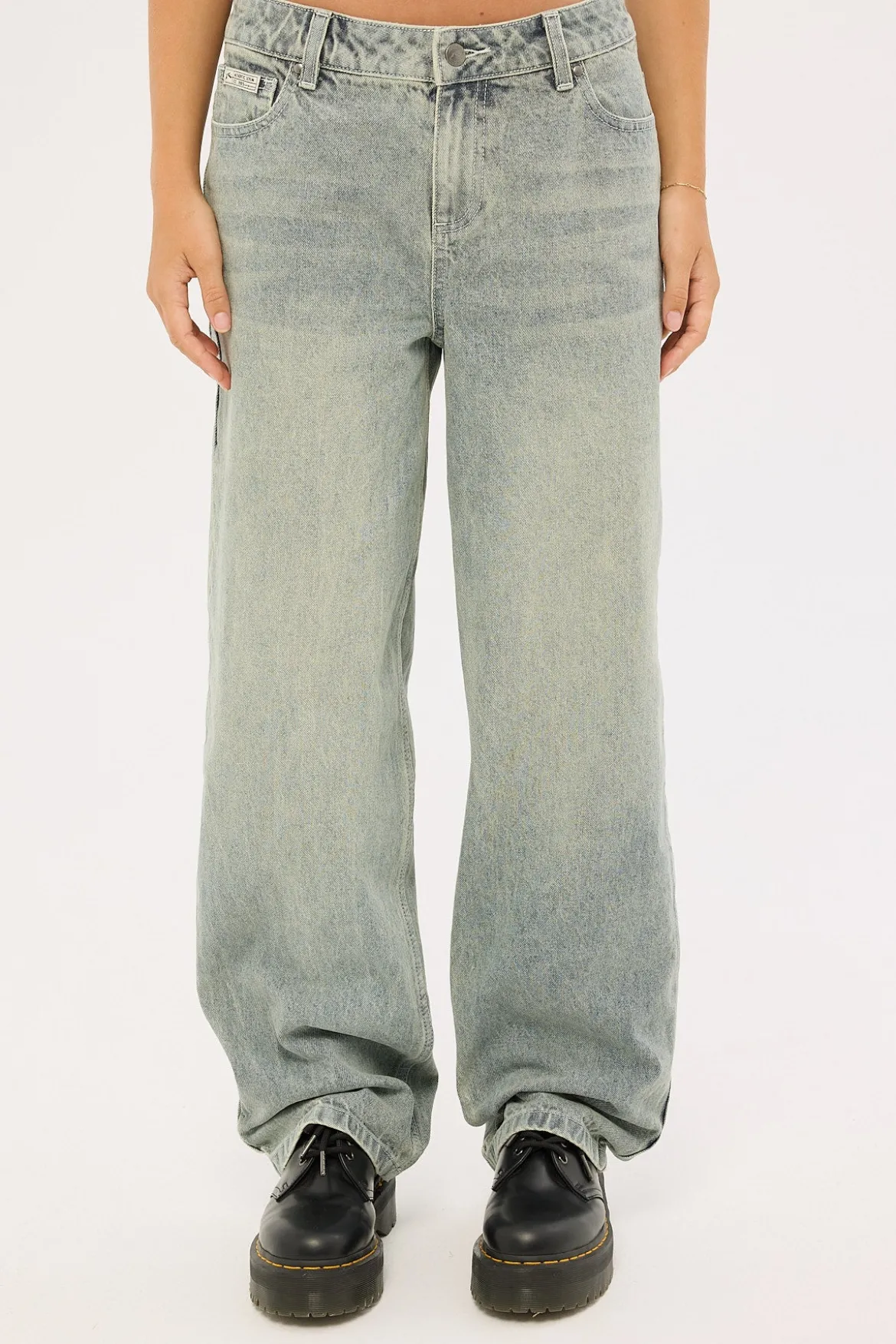Norty Bethany Baggy Low Rise Jean Dirty Dawg