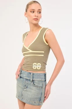 Nostalgia Micro Skirt Dirty Streaky Fade