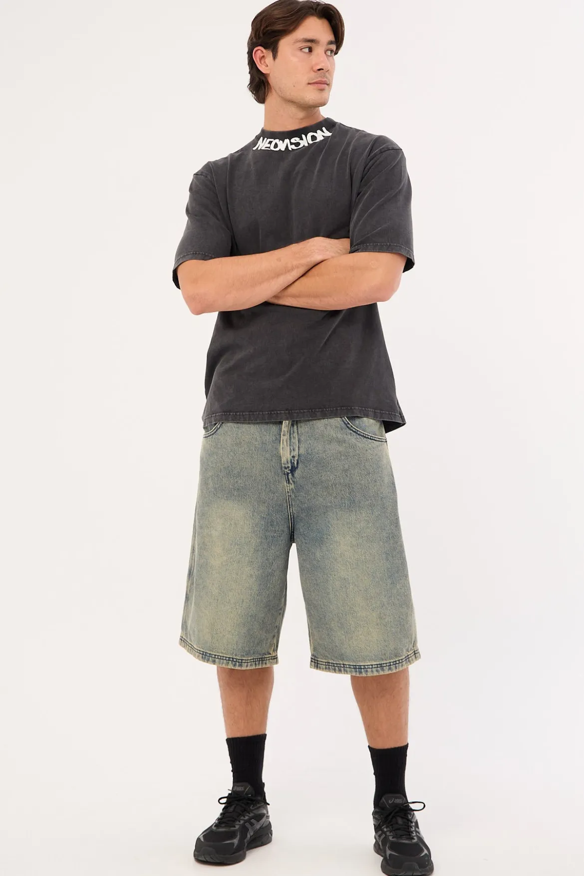 Notion Street Super Heavy Tee Washed Black