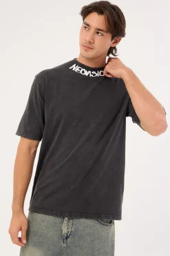 Notion Street Super Heavy Tee Washed Black