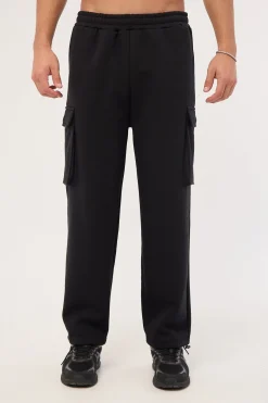Nova Baggy Cargo Sweatpant Black