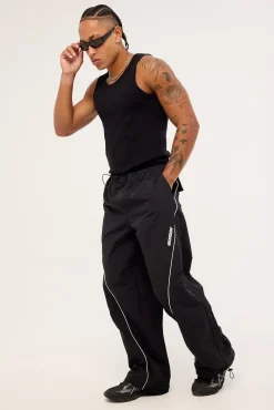 Nova Baggy Track Pant Black