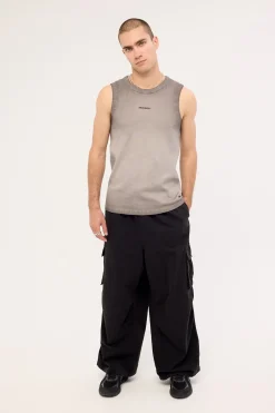 Nova Base Bound High Neck Tank Heavy Pigment Grey