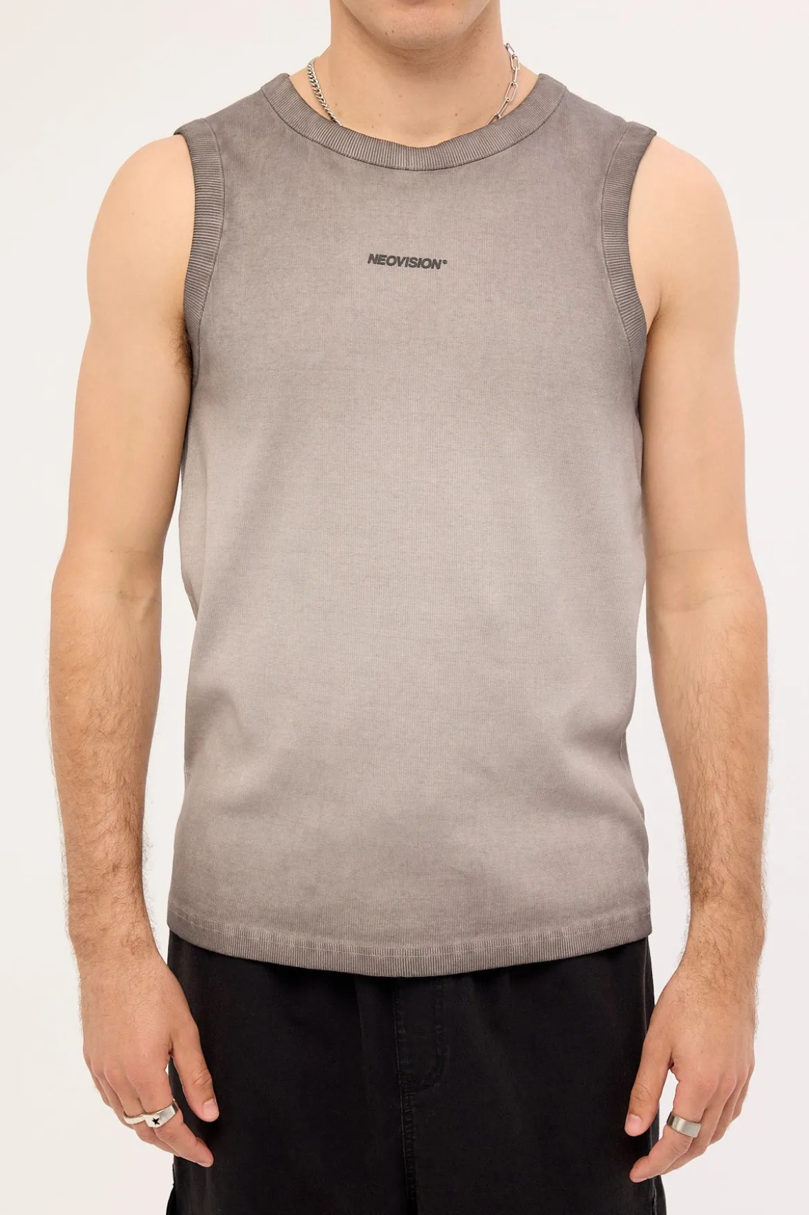 Nova Base Bound High Neck Tank Heavy Pigment Grey