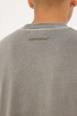 Nova Base Oversize Super Heavy Tee Acid Grey