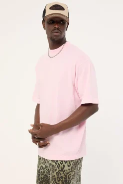Nova Base Oversize Super Heavy Tee Candy Pink