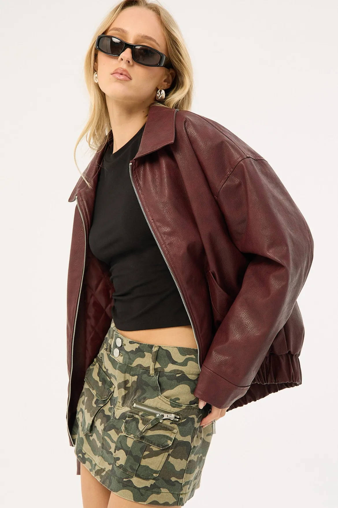 Nova Camo Cargo Mini Skirt Camouflage
