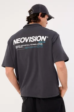 Nova Loopback Oversize Shirt Asphalt