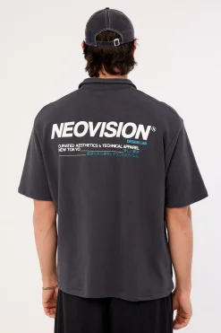 Nova Loopback Oversize Shirt Asphalt