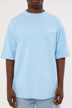 Nova Oversize Super Heavy Tee Washed Lagoon