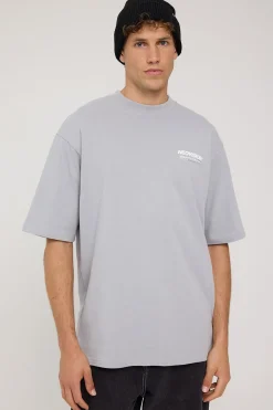 Nova Oversize Super Heavy Tee Grey