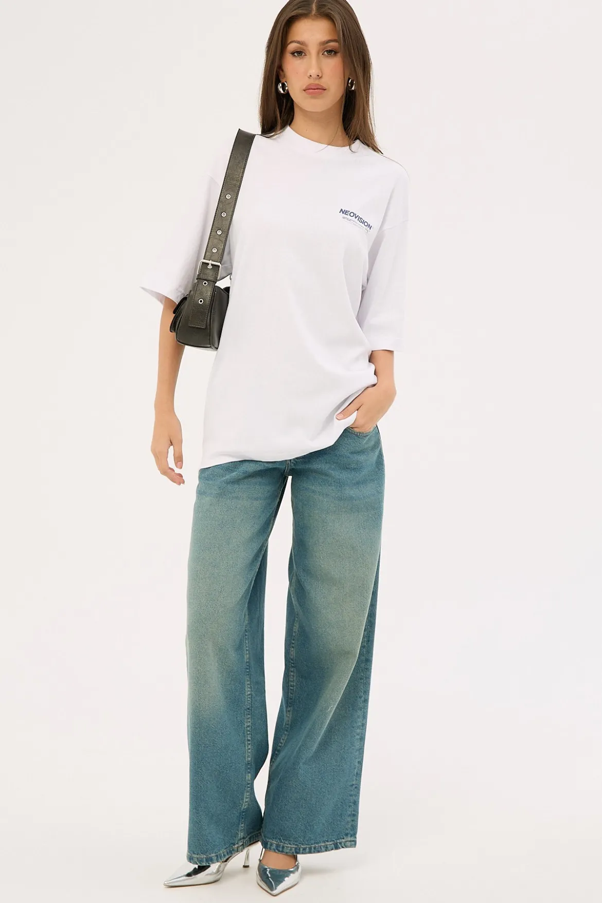 Nova Oversize Super Heavy Tee White