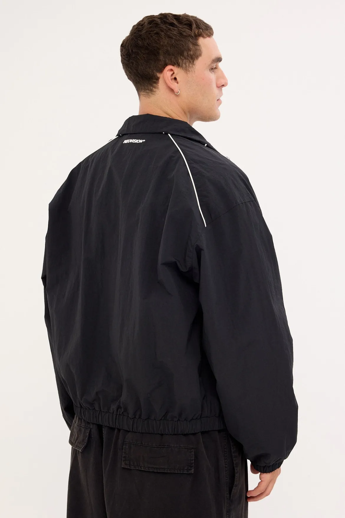 Nova Panelled Spray Jacket Black