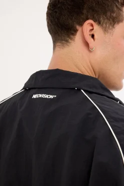 Nova Panelled Spray Jacket Black