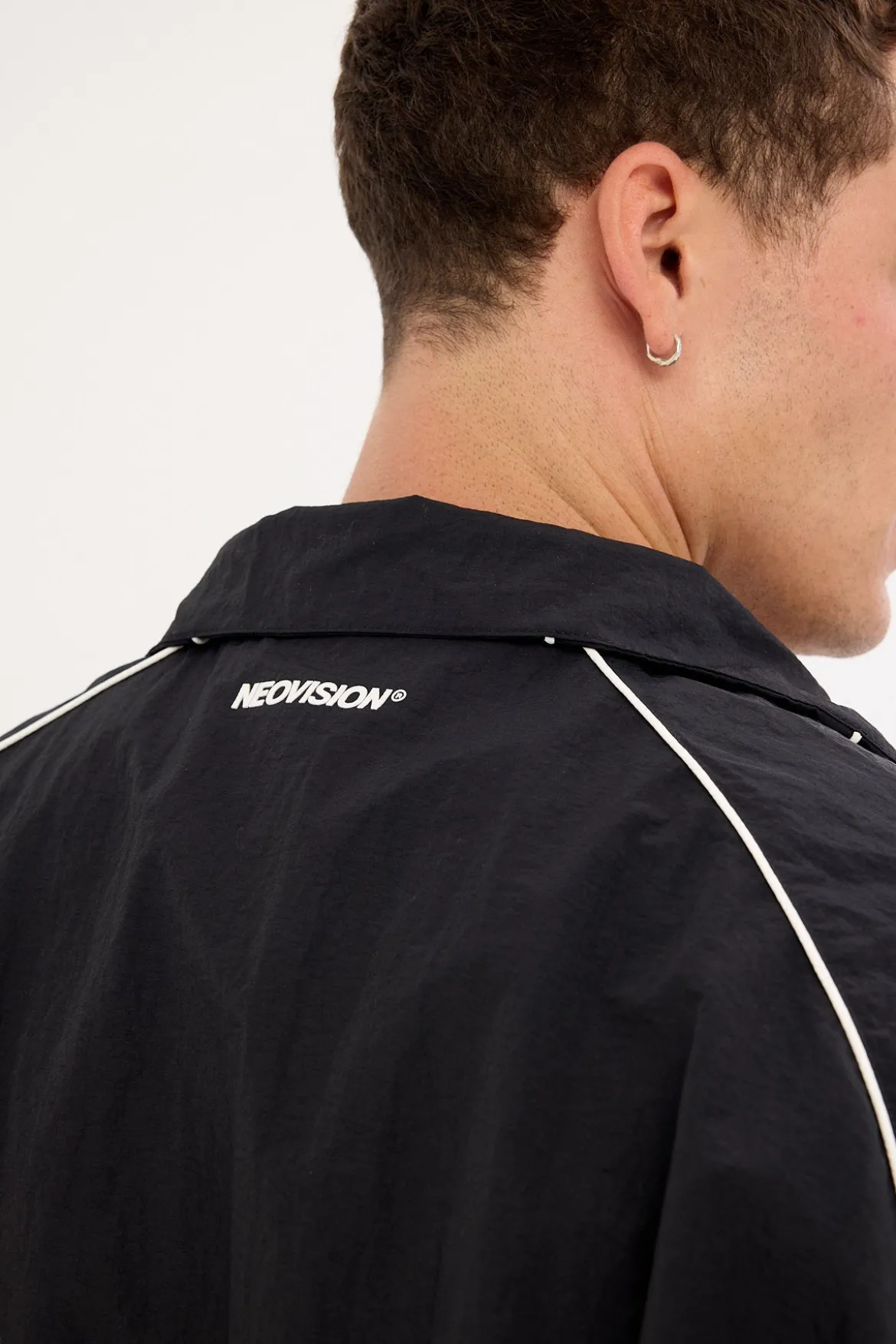 Nova Panelled Spray Jacket Black