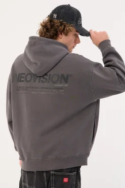 Nova Street Hoodie Washed Black