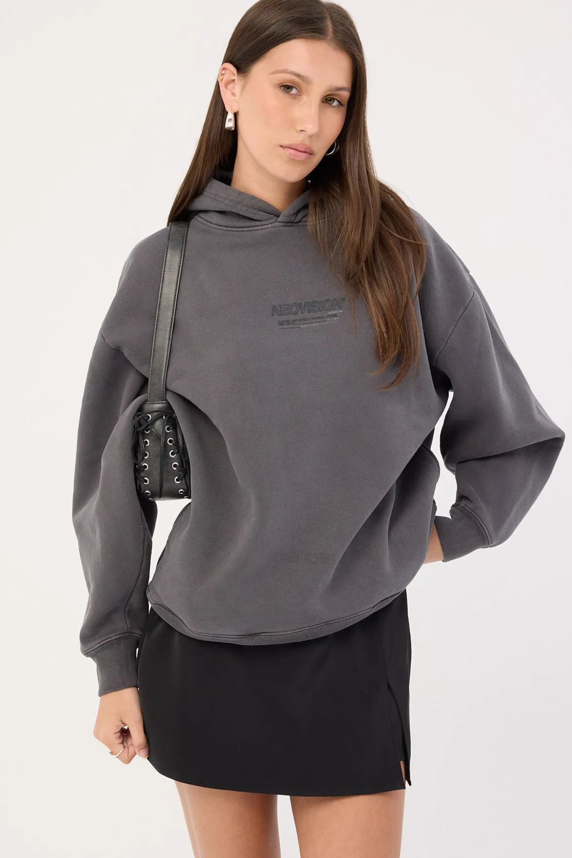 Nova Street Hoodie Washed Black