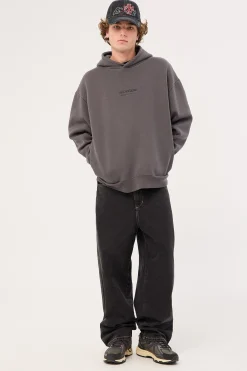 Nova Street Hoodie Washed Black