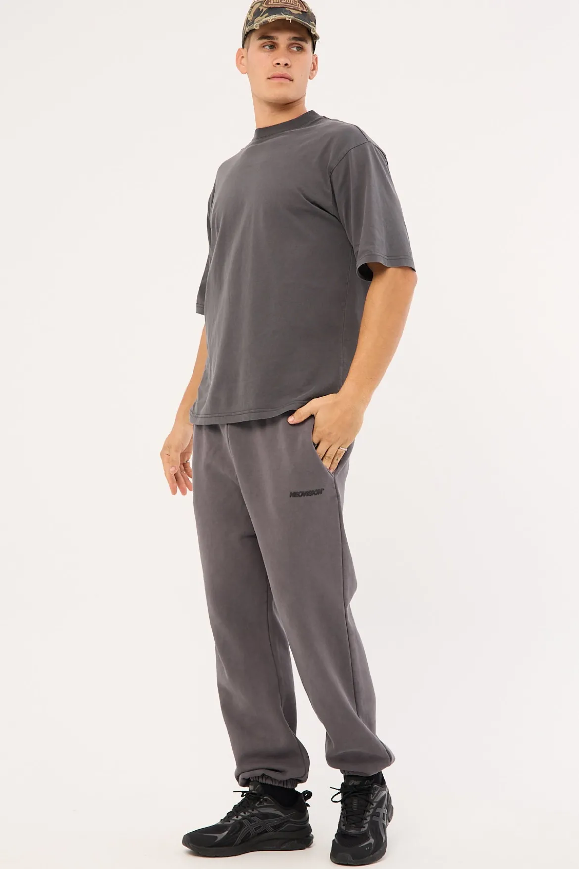 Nova Sweat Pants Washed Black