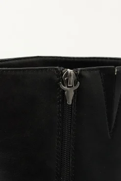 Nowhere PU Boot Black