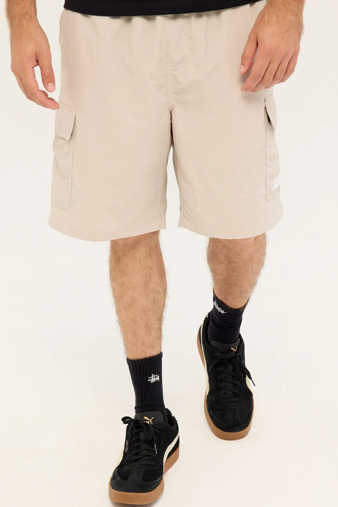 Nylon Cargo Short Dove