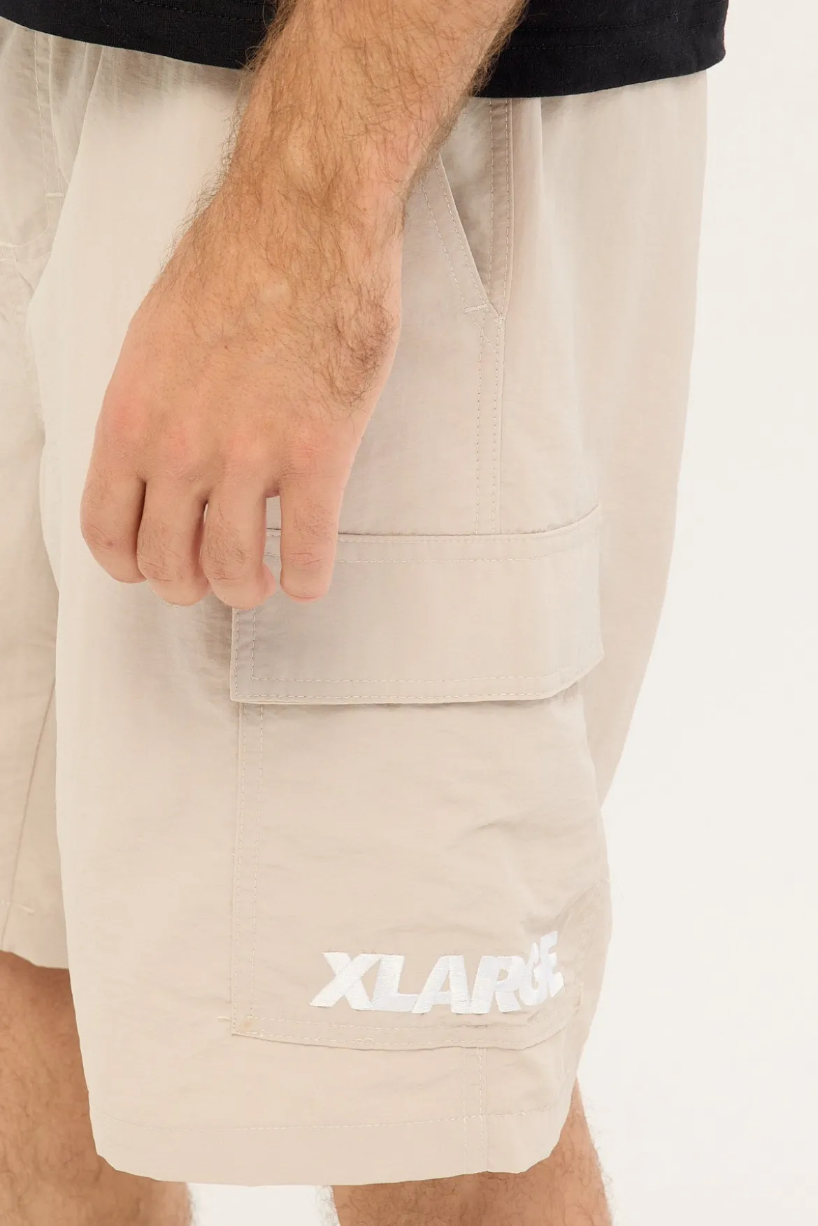 Nylon Cargo Short Dove