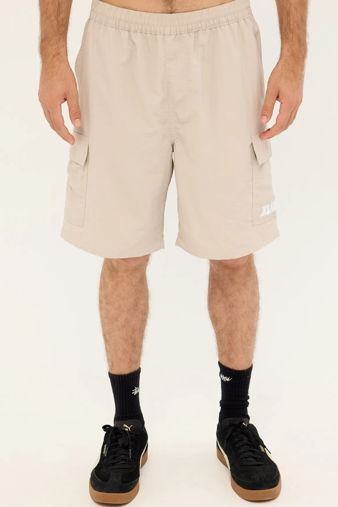 Nylon Cargo Short Dove