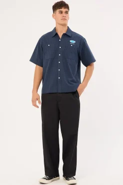 Observer Short Sleeve Shirt Peacoat