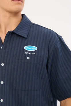 Observer Short Sleeve Shirt Peacoat