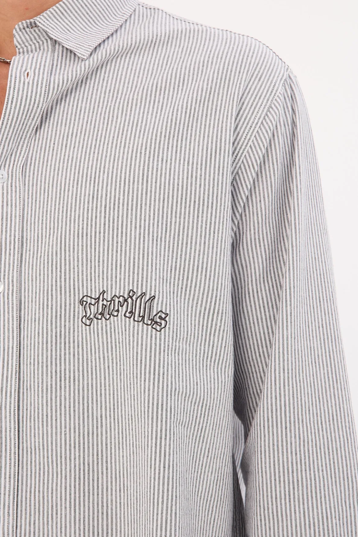 Occasions Filter Long Sleeve Shirt Black Stripe