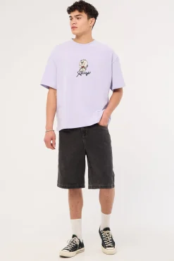 Off Leash Boxy Tee Solid Lavender