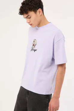 Off Leash Boxy Tee Solid Lavender