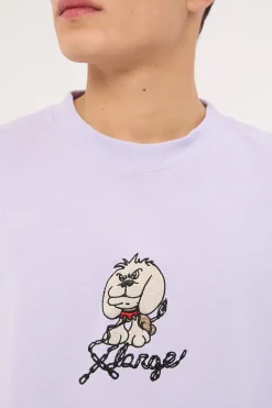 Off Leash Boxy Tee Solid Lavender
