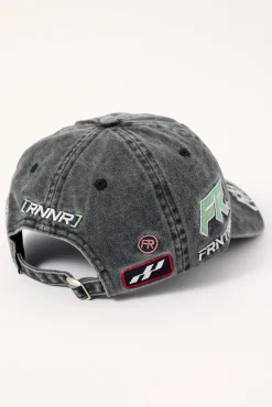 Offset Cap Washed Black