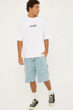 Old West Boxcar Tee White