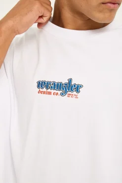 Old West Boxcar Tee White