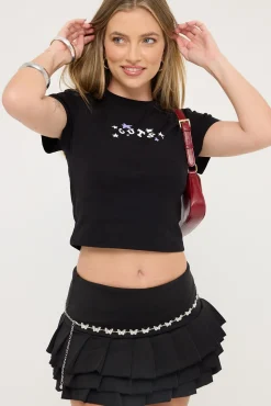 Olivia Rodrigo Baby Tee Black