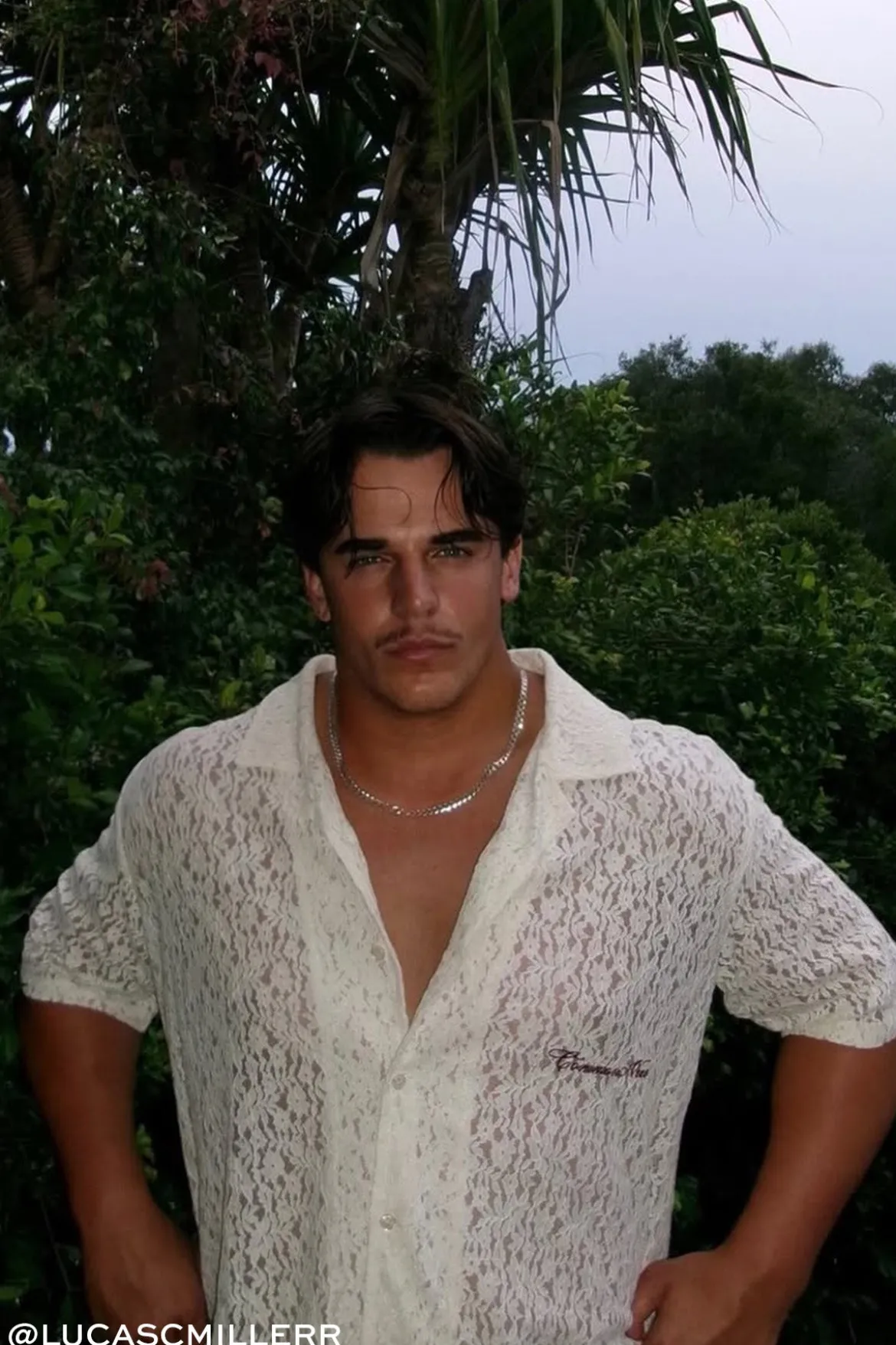 Ollie Lace Resort Shirt White
