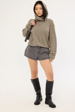Olsen Knit Slate Stripe