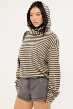 Olsen Knit Slate Stripe