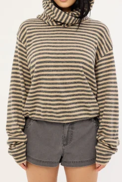 Olsen Knit Slate Stripe