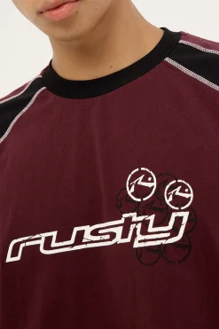 Omac Tee Burgundy