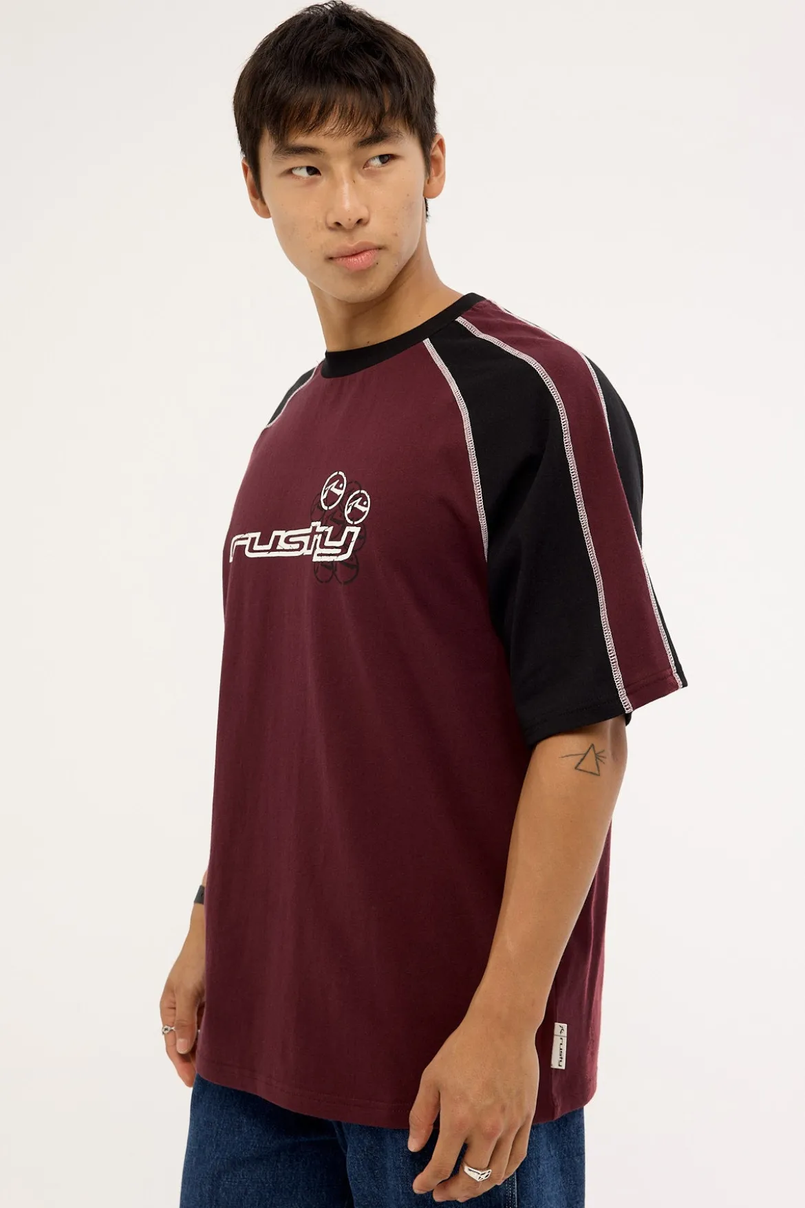 Omac Tee Burgundy